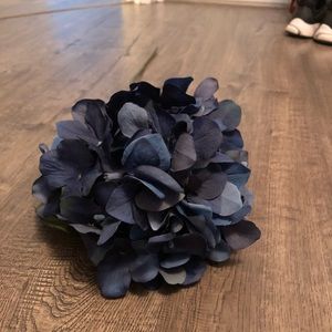 Blue hydrangea flower